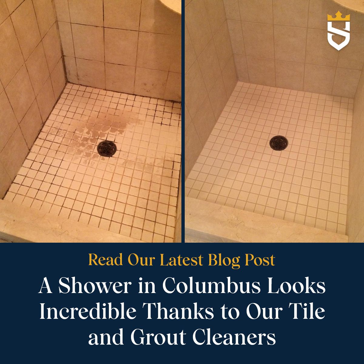 A Shower in Columbus Looks Incredible Thanks to Our Tile and Grout Cleaners